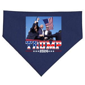 Donald Trump 2024 Survived Shot At Election Rally Usa USA-Made Doggie Bandana