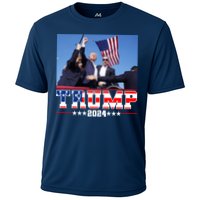 Donald Trump 2024 Survived Shot At Election Rally Usa Cooling Performance Crew T-Shirt