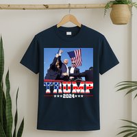 Donald Trump 2024 Survived Shot At Election Rally Usa T-Shirt