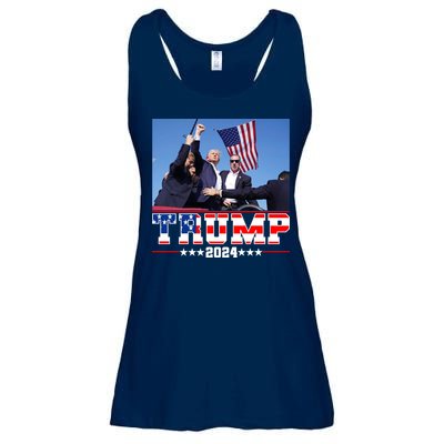 Donald Trump 2024 Survived Shot At Election Rally Usa Ladies Essential Flowy Tank