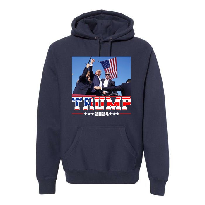 Donald Trump 2024 Survived Shot At Election Rally Usa Premium Hoodie