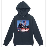 Donald Trump 2024 Survived Shot At Election Rally Usa Urban Pullover Hoodie