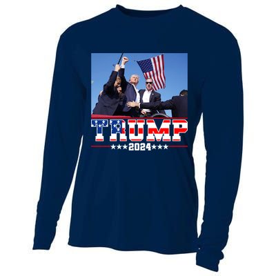 Donald Trump 2024 Survived Shot At Election Rally Usa Cooling Performance Long Sleeve Crew