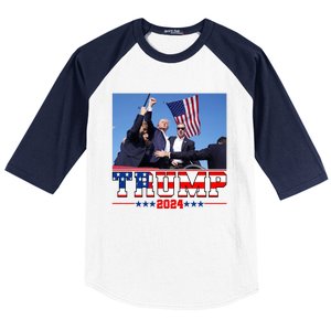 Donald Trump 2024 Survived Shot At Election Rally Usa Baseball Sleeve Shirt