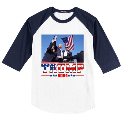 Donald Trump 2024 Survived Shot At Election Rally Usa Baseball Sleeve Shirt