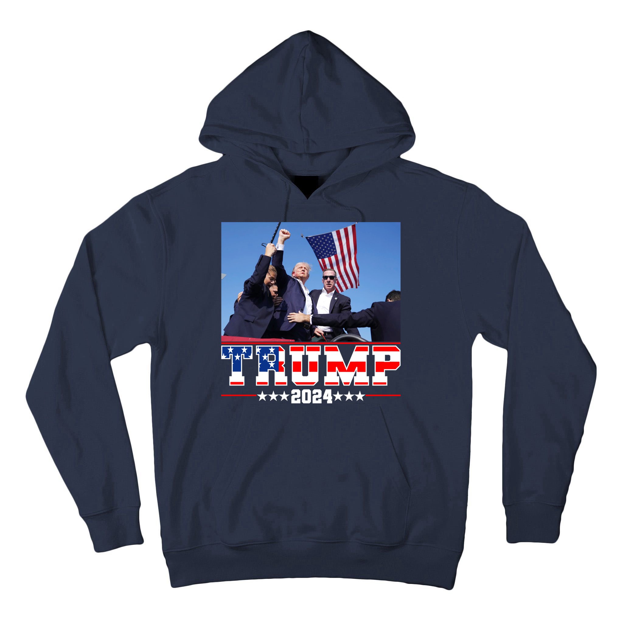 Donald Trump 2024 Survived Shot At Election Rally Usa Tall Hoodie