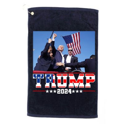 Donald Trump 2024 Survived Shot At Election Rally Usa Platinum Collection Golf Towel