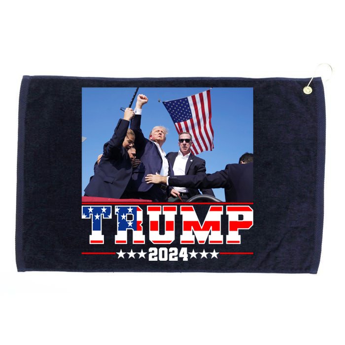 Donald Trump 2024 Survived Shot At Election Rally Usa Grommeted Golf Towel