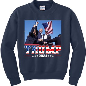 Donald Trump 2024 Survived Shot At Election Rally Usa Kids Sweatshirt