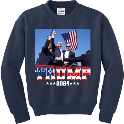 Donald Trump 2024 Survived Shot At Election Rally Usa Kids Sweatshirt