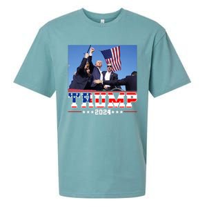 Donald Trump 2024 Survived Shot At Election Rally Usa Sueded Cloud Jersey T-Shirt