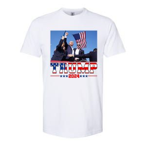 Donald Trump 2024 Survived Shot At Election Rally Usa Softstyle CVC T-Shirt