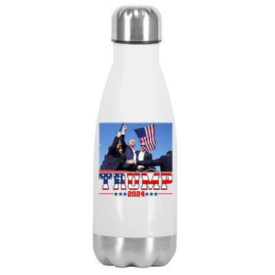 Donald Trump 2024 Survived Shot At Election Rally Usa Stainless Steel Insulated Water Bottle