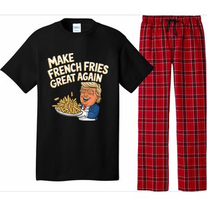 Donald Trump 2024 French Fry Make French Fries Great Again Pajama Set