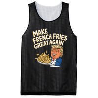 Donald Trump 2024 French Fry Make French Fries Great Again Mesh Reversible Basketball Jersey Tank