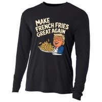 Donald Trump 2024 French Fry Make French Fries Great Again Cooling Performance Long Sleeve Crew