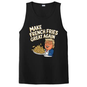 Donald Trump 2024 French Fry Make French Fries Great Again PosiCharge Competitor Tank