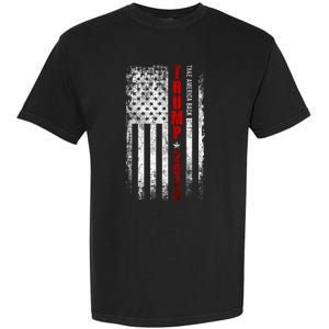 Donald Trump 2024 Take America Back American Flag Patriotic Garment-Dyed Heavyweight T-Shirt