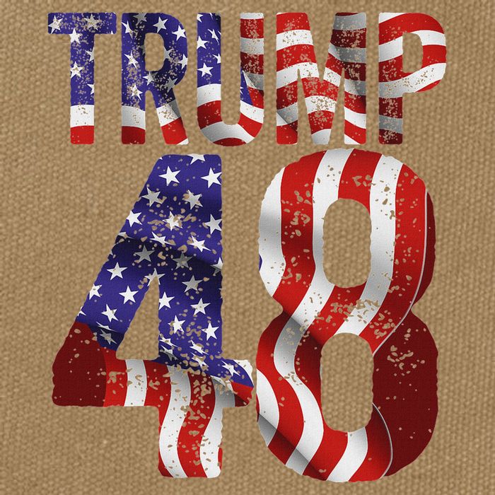 Donald Trump 2028 Trump 45 47 48th President Cotton Canvas Backpack