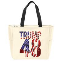 Donald Trump 2028 Trump 45 47 48th President Zip Tote Bag