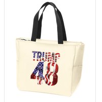 Donald Trump 2028 Trump 45 47 48th President Zip Tote Bag