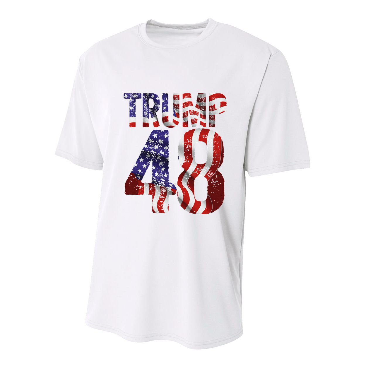 Donald Trump 2028 Trump 45 47 48th President Youth Performance Sprint T-Shirt