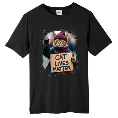 Donald Trump 2024 Cats Cat Lives Matter Trump Tall Fusion ChromaSoft Performance T-Shirt