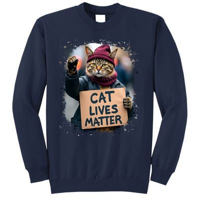 Donald Trump 2024 Cats Cat Lives Matter Trump Tall Sweatshirt