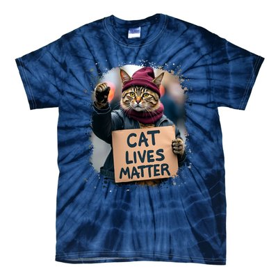 Donald Trump 2024 Cats Cat Lives Matter Trump Tie-Dye T-Shirt