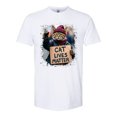 Donald Trump 2024 Cats Cat Lives Matter Trump Softstyle CVC T-Shirt