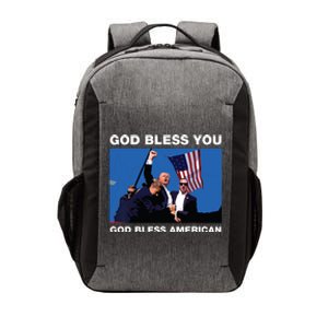 Donald Trump 2024 God Bless You God Bless America Vector Backpack