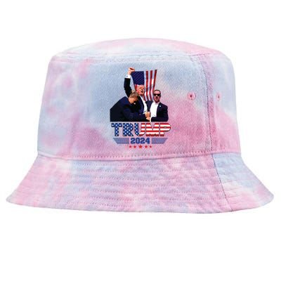 Donald Trump 2024 Survived Shot At Election Rally Tie-Dyed Bucket Hat