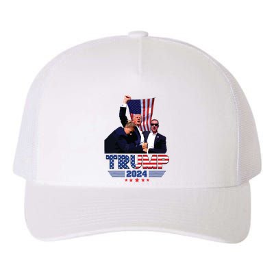 Donald Trump 2024 Survived Shot At Election Rally Yupoong Adult 5-Panel Trucker Hat