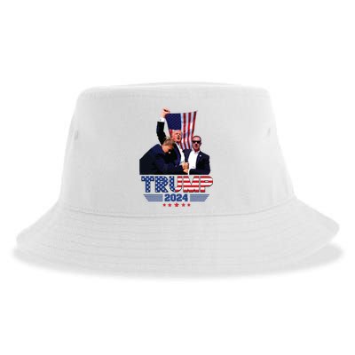 Donald Trump 2024 Survived Shot At Election Rally Sustainable Bucket Hat