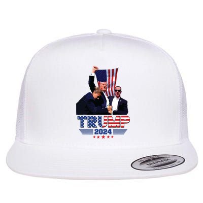 Donald Trump 2024 Survived Shot At Election Rally Flat Bill Trucker Hat