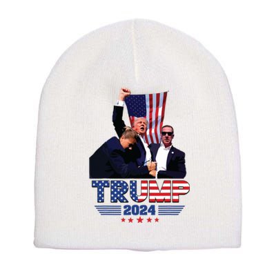 Donald Trump 2024 Survived Shot At Election Rally Short Acrylic Beanie