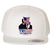 Donald Trump 2024 Survived Shot At Election Rally Wool Snapback Cap