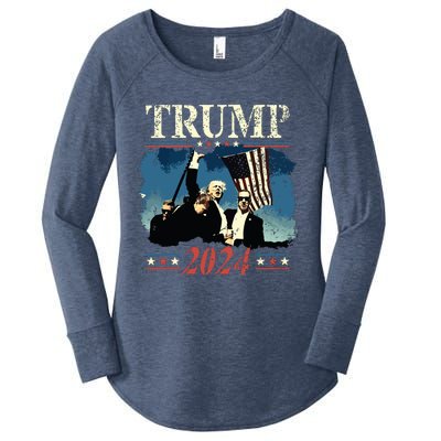 Donald Trump 2024 Women's Perfect Tri Tunic Long Sleeve Shirt