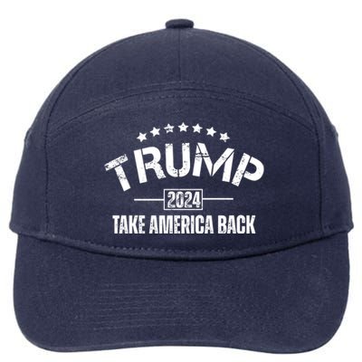 Donald Trump 2024 Take America Back 7-Panel Snapback Hat