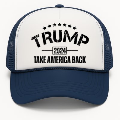 Donald Trump 2024 Take America Back Trucker Hat