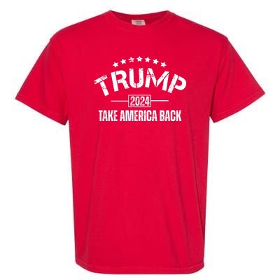 Donald Trump 2024 Take America Back Garment-Dyed Heavyweight T-Shirt