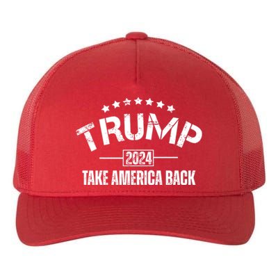 Donald Trump 2024 Take America Back Yupoong Adult 5-Panel Trucker Hat