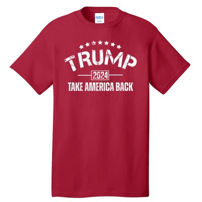 Donald Trump 2024 Take America Back Tall T-Shirt