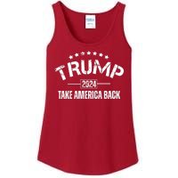 Donald Trump 2024 Take America Back Ladies Essential Tank