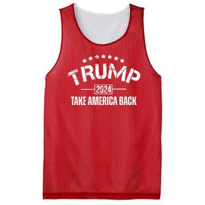 Donald Trump 2024 Take America Back Mesh Reversible Basketball Jersey Tank