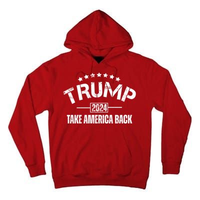 Donald Trump 2024 Take America Back Tall Hoodie