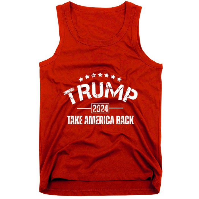 Donald Trump 2024 Take America Back Tank Top