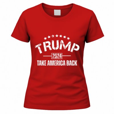 Donald Trump 2024 Take America Back Women's T-Shirt