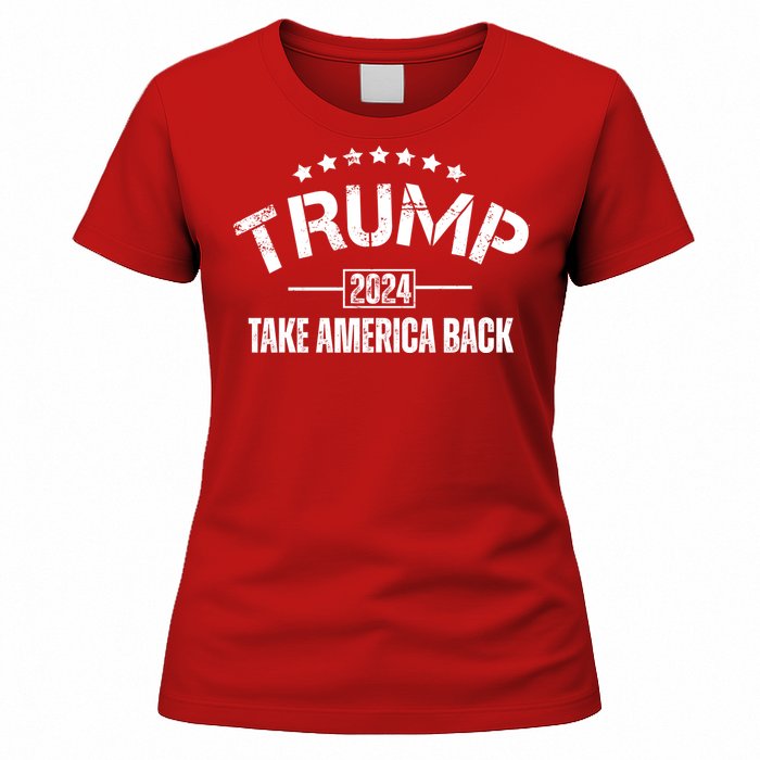 Donald Trump 2024 Take America Back Women's T-Shirt