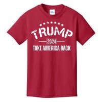 Donald Trump 2024 Take America Back Kids T-Shirt